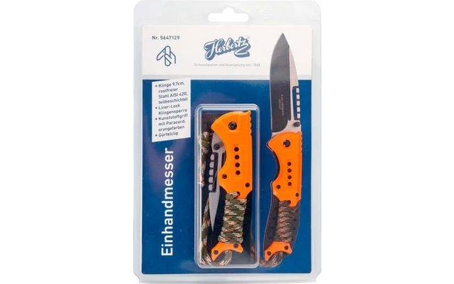 Herbertz Messer Outdoor Orange 4 Herbertz Messer Outdoor Orange – Bild 2