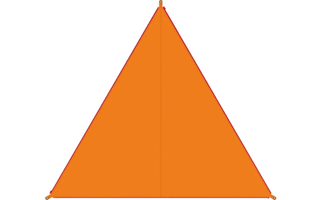 Bent Canvas Plain Single Tarp Ocean Wave / Zipper Orange 4 Bent Canvas Plain Single Tarp Ocean Wave / Zipper Orange – Bild 2