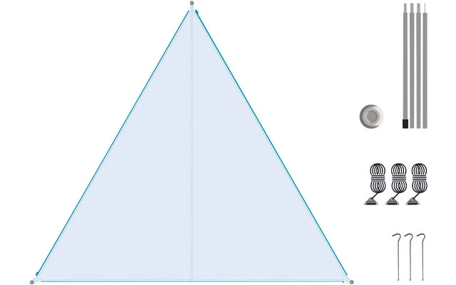 Bent Canvas Plain Set Tarp Barbados Cherry / Zipper Black 4 Bent Canvas Plain Set Tarp Barbados Cherry / Zipper Black – Bild 2