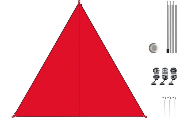 Bent Canvas Plain Set Tarp Barbados Cherry / Zipper Black 5 Bent Canvas Plain Set Tarp Barbados Cherry / Zipper Black – Bild 3