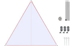 Bent Canvas Plain Set Tarp Autumn Glory / Zipper Red 13 Bent Canvas Plain Set Tarp Autumn Glory / Zipper Red -High Peak Verkaufs-Shop 251467 1777552 2