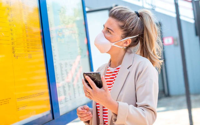 Koziol »HI Community Gesichtsmaske Blau 3 Koziol »HI Community Gesichtsmaske Blau – Bild 2