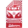 VW Collection T1 Bulli Strandtuch 160 X 90 Cm Rot / Weiß -High Peak Verkaufs-Shop 393355 2858423