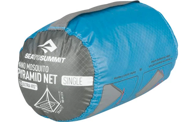 Sea To Summit Nano Mosquito Pyramid Net Single Moskitonetz 120x220x100cm 7 Sea To Summit Nano Mosquito Pyramid Net Single Moskitonetz 120x220x100cm – Bild 5