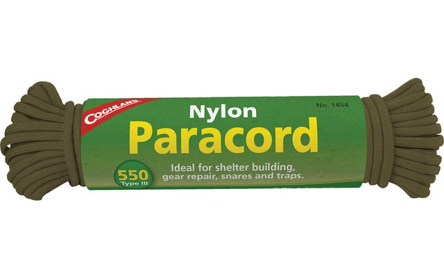 Coghlans Paracord Fallschirmseil 15,25 M Tan 4 Coghlans Paracord Fallschirmseil 15,25 M Tan – Bild 2