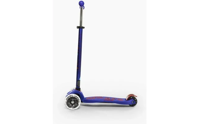 Micro Maxi Deluxe LED Kinder Kickboard Rot 3 Micro Maxi Deluxe LED Kinder Kickboard Rot