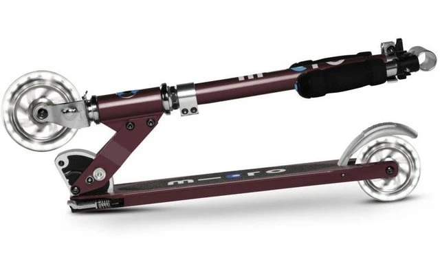 Micro Sprite LED Klappbarer Aluminium Scooter Mit LED-Rollen Wald Grün 8 Micro Sprite LED Klappbarer Aluminium Scooter Mit LED-Rollen Wald Grün – Bild 6