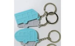 Pufz Schlüsselring Wohnwagen Retro Schwarz -High Peak Verkaufs-Shop 552907 3623809 1