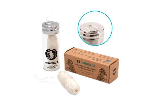 Chinchilla Vegane Zahnseide Zum Nachfüllen Plastikfrei 30 Meter 3 Chinchilla Vegane Zahnseide Zum Nachfüllen Plastikfrei 30 Meter