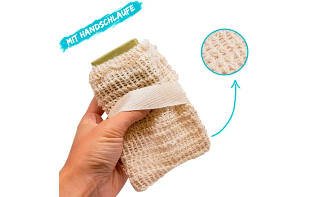 Chinchilla Seifensäckchen Set 2 Teilig Vegan 4 Chinchilla Seifensäckchen Set 2 Teilig Vegan – Bild 2