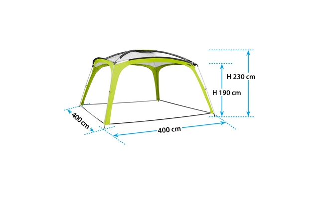 Brunner Medusa II 4 X 4 Pavillon 400 X 400 Cm Grün 3 Brunner Medusa II 4 X 4 Pavillon 400 X 400 Cm Grün