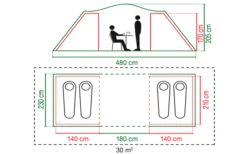 Coleman Spruce Falls 4 Tunnelzelt 11 Coleman Spruce Falls 4 Tunnelzelt -High Peak Verkaufs-Shop 629239 4441127