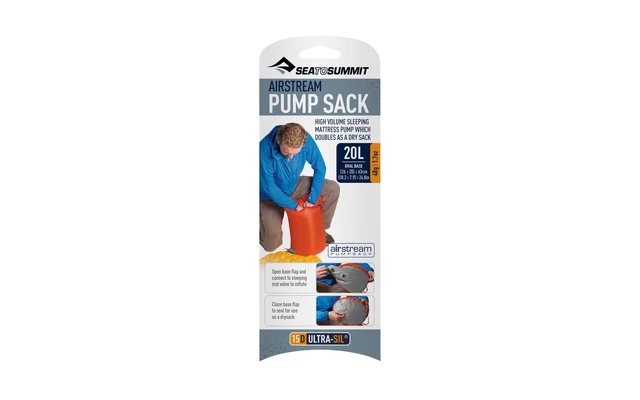 Sea To Summit Air Stream Pump Sack Luftpumpe 20 Liter 3 Sea To Summit Air Stream Pump Sack Luftpumpe 20 Liter