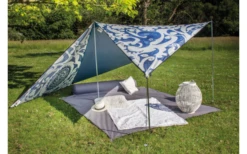 Bent Sonnensegel Neuseeland Oktopus Druck/RV Schwarz -High Peak Verkaufs-Shop 696989 5243681 3