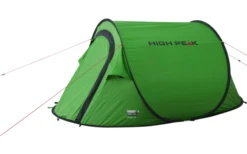 High Peak Vision 3 Einfachdach 3 Personen Pop Up Wurfzelt Schwarz
