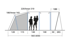 Outwell Avondale 6PA Tunnelzelt 14 Outwell Avondale 6PA Tunnelzelt -High Peak Verkaufs-Shop 748511 5008592