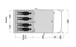 Outwell Greenwood 4 Tunnelzelt 15 Outwell Greenwood 4 Tunnelzelt -High Peak Verkaufs-Shop 748523 5009078