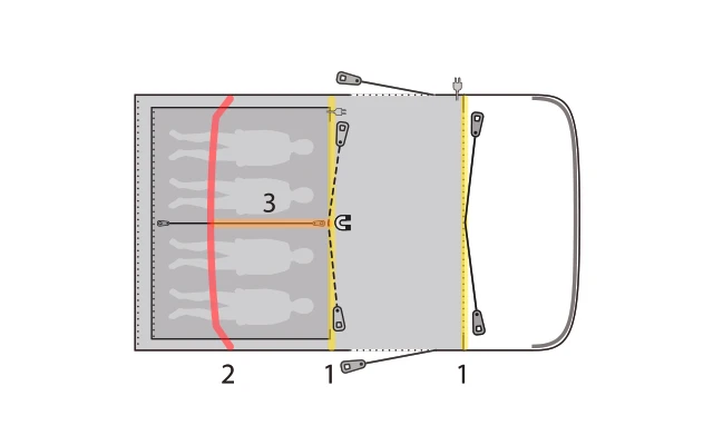 Outwell Hayward Lake 4ATC Aufblasbares Tunnelzelt 4 Personen 9 Outwell Hayward Lake 4ATC Aufblasbares Tunnelzelt 4 Personen – Bild 7